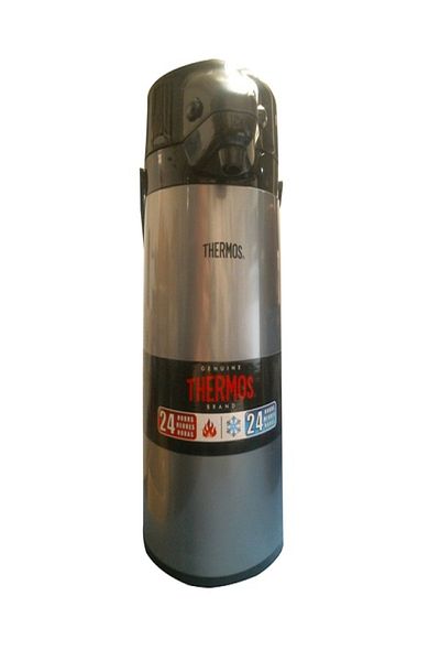 Thermos Superior Quality Insulated Glass Air Pump Flask