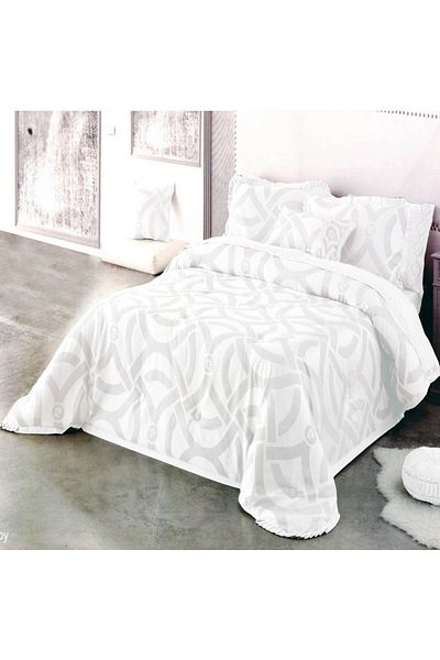 Pierre Cardin Flowy Luxury Sugar Queen 8 Piece Comforter Set