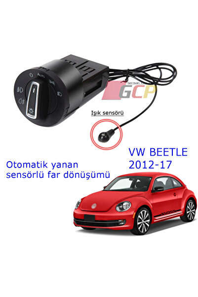 GCP German Car Parts VW BEETLE Otomatik Yanan Far - VW BEETLE Sensörlü Far An...