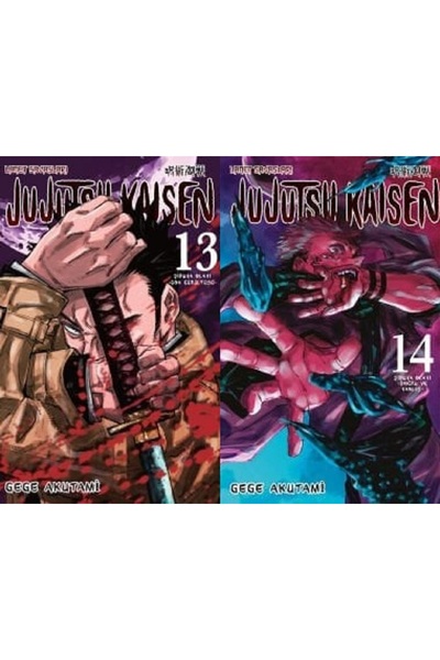 Gerekli Şeyler Yayıncılık Jujutsu Kaisen 13-14 manga seti (2 kitap)