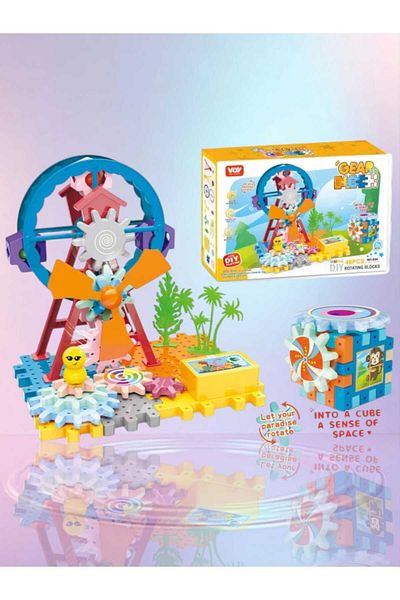 OEM Ferris Wheel Battery-Operated Building Set, 46 PIECES, Multicolor, 3+