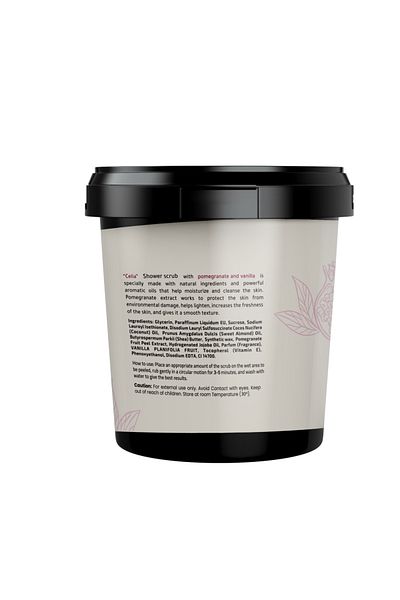 Celia Celia Pomegranate & Vanilla Foaming Body Scrub 600g