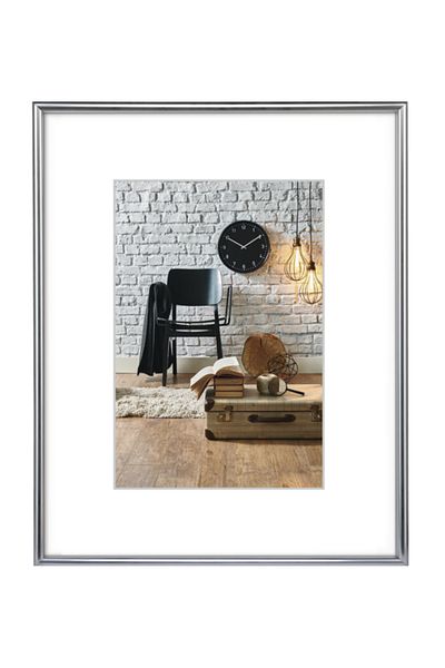 Hama Hama Sevilla Dco Plastic Photo Frame, 21 x 29.7 cm (Silver)