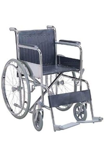 genri Standard Chrome-Plated Wheelchair