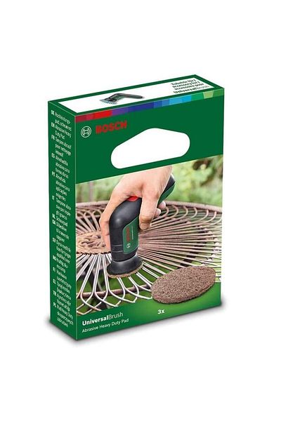 Bosch Set of 3 BOSCH PowerScrubber Pad cleaning sponges, durable, abrasive