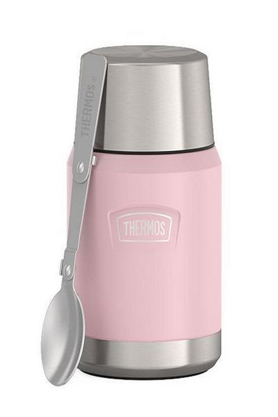Thermos Vacuum Insulated Stainless Steel Food Jar with Folding Spoon