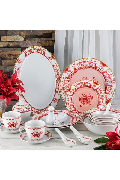 HIC Ceramic Dinner set 32 pieces for 6 persons