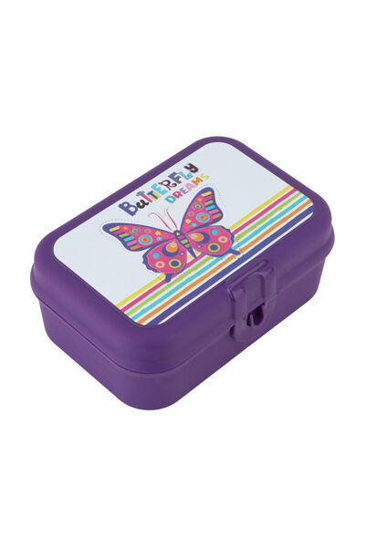 Generic Al Saif Gallery Plastic Lunch Box, 550 ml - Mauve