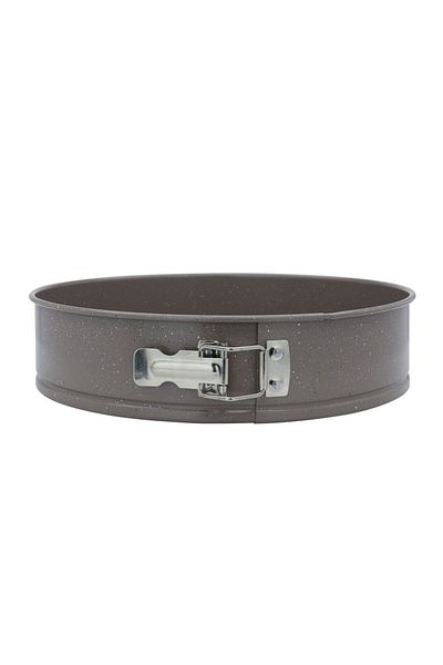 Alsaif Gallery Granite Cake Mold Bake Chef, Round, 24cm - Light Brown