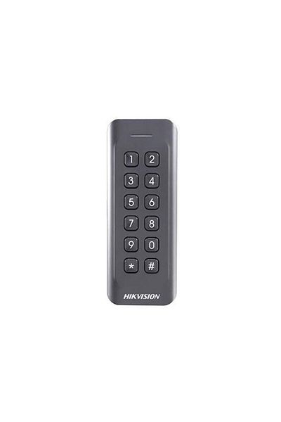 Hikvision Cititor de carduri Hikvision DS-K1802EK, card EM, 125 KHz, procesor 32-bit, IP 65 (Negru)