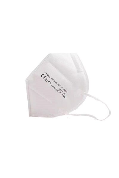 LYOBEST Set of 20 standard FFP2/KN95 protective masks, 5 layers, white, individually wrapped