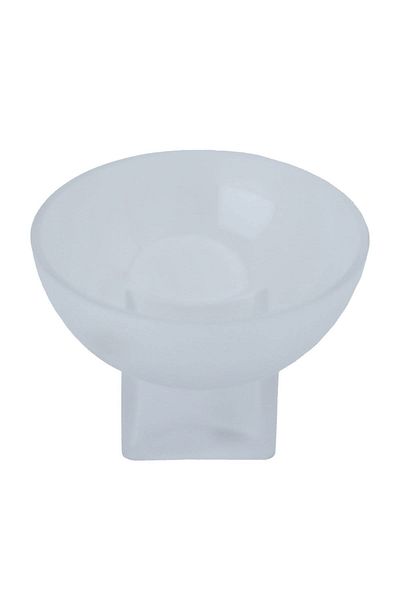 Alsaif Gallery Glass Candle Holder - Alsaif Gallery, 14×14×9 cm, Round - Transparent