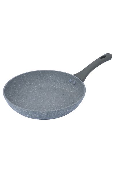 Alsaif Gallery Granite Pan with Rock Handle, 26 cm - Gray