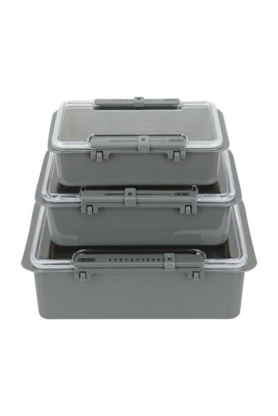 Generic Al Saif Gallery Plastic Container Set, Rectangle, 0.95 x 1.40 x 2.85 ...