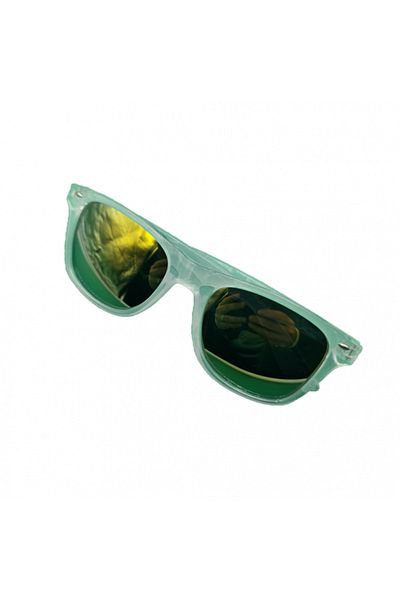 dalimag Sunglasses with Yellow Lenses, Silver, 15 cm