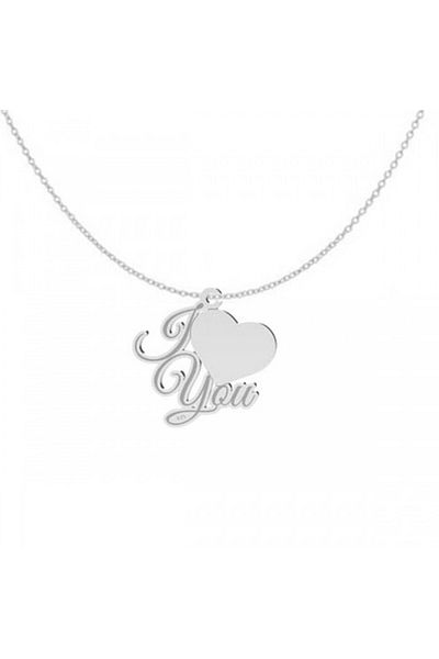 dalimag Chain 70 Cm, I Love You Model - 925 Silver