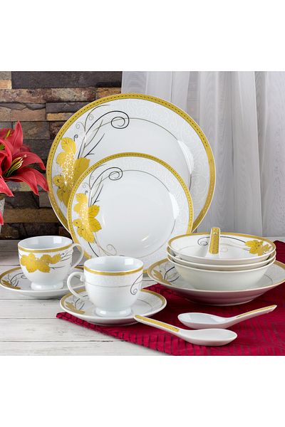 HIC Ceramic Dinner set 42 pieces for 6 persons