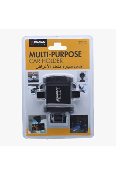 Wagan حامل جوال متعدد الأغراض للسيارة باللون الأسود