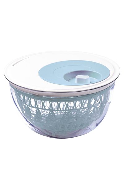 Snips Phthalate Free Plastic Butterfly Salad Spinner Bowl with Lid Multicolor 4 Liter