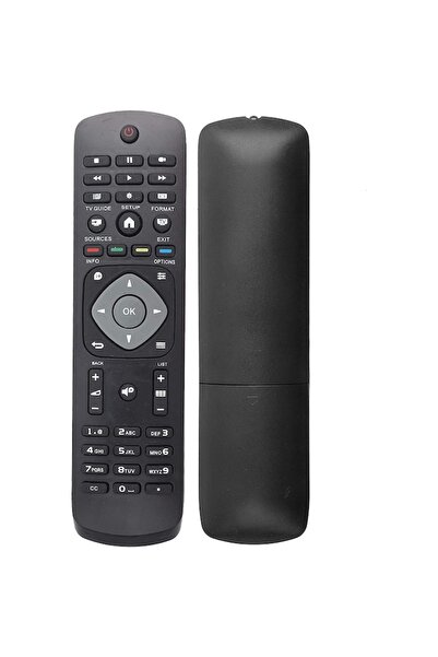 Bogadini Universal Remote Control Compatible with Philips LED/LCD 398GR8BD-3NT, Plug & Play, Black