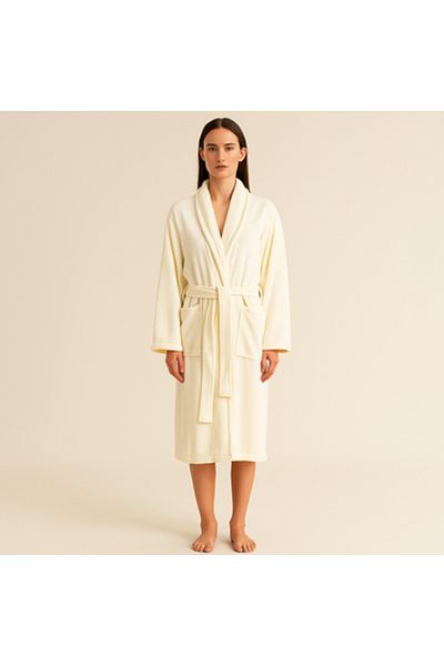 Fieldcrest Fieldcrest Volur Bathrobe - Cream, Large