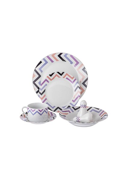 HIC Ceramic Dinner set 32 pieces for 6 persons