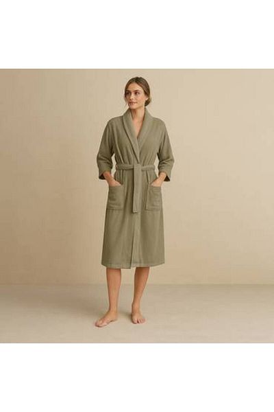Fieldcrest Fieldcrest Volur Bathrobe - Olive, Large