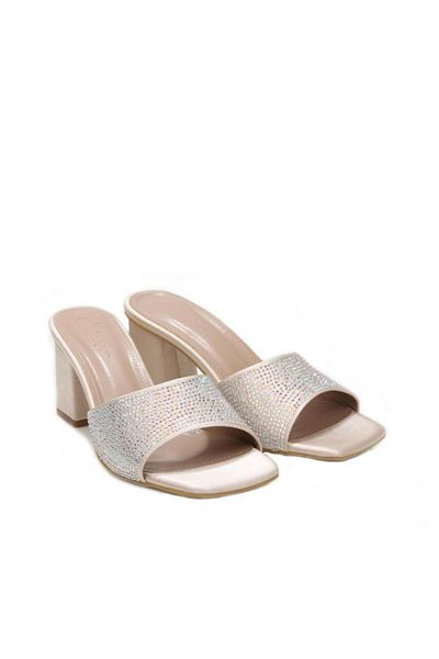 PİSAGOR Pisagor Ps-33580 Women's Heeled Stone Slippers