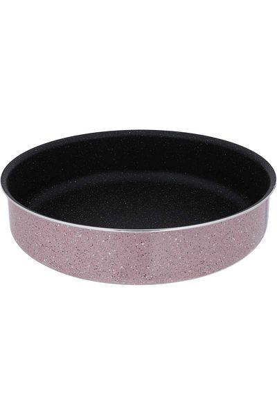 Alsaif Gallery Granite Oven Tray Alsaif Gallery, 28cm, Round - Pink