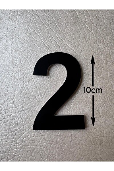 Door Number 10 CM No. 2 Apartment Table Cabinet Number Black Self Adhesive