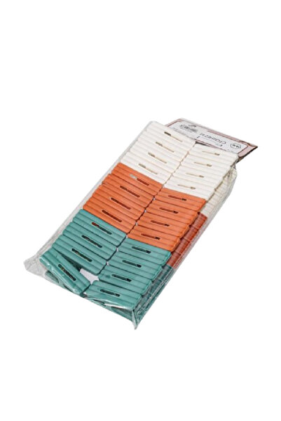 rexa مجموعة مشابك الغسيل - ٢٤ قطعة ملونة لتجفيف الملابس