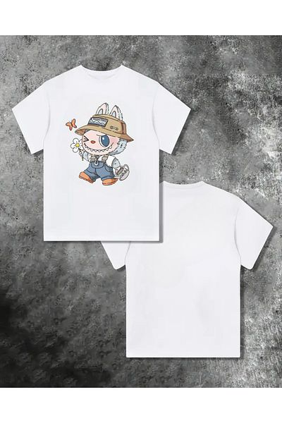 Touz Moda Μπλουζάκι Labubu Printed Unisex Oversize