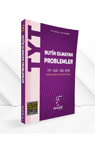 Evrensel İletişim Yayınları TYT Karakök Rutin Olmayan Problemler Soru Bankası...