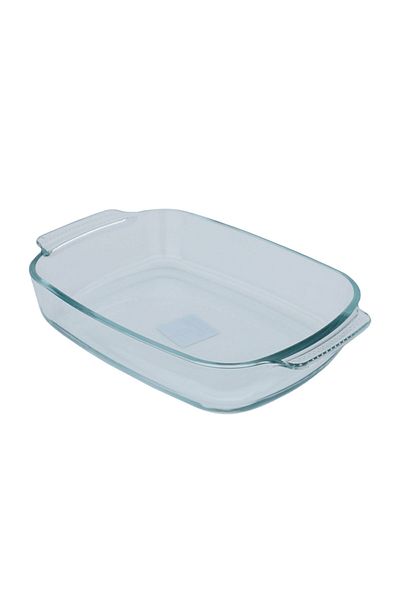 Alsaif Gallery Glass Tray Alsaif Gallery, 2.2 Liters, Rectangular - Transparent