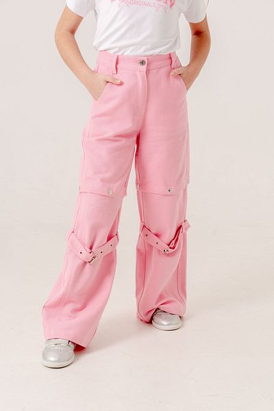 GİYİCEM TEKSTİL Girl's Shorts Linen Trousers 2568