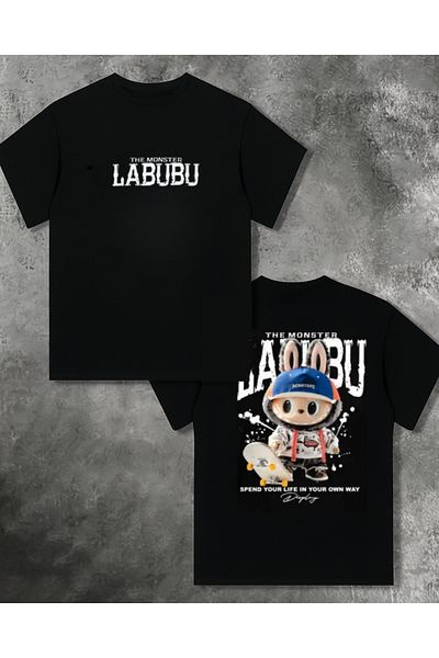 Touz Moda Μπλουζάκι Labubu Printed Unisex Oversize