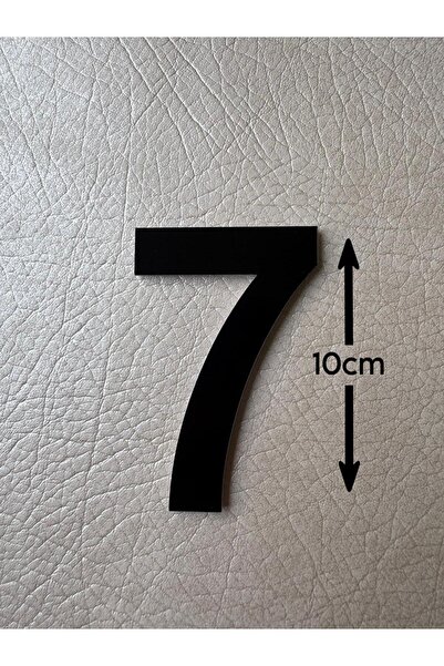 Door Number 10 CM No. 7 Apartment Table Cabinet Number Black Self Adhesive