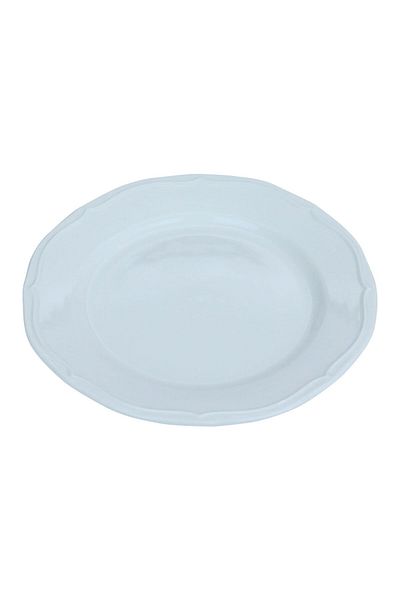 Alsaif Gallery Porcelain Serving Plate Alsaif Gallery, 7.5 cm, Flat Round - White