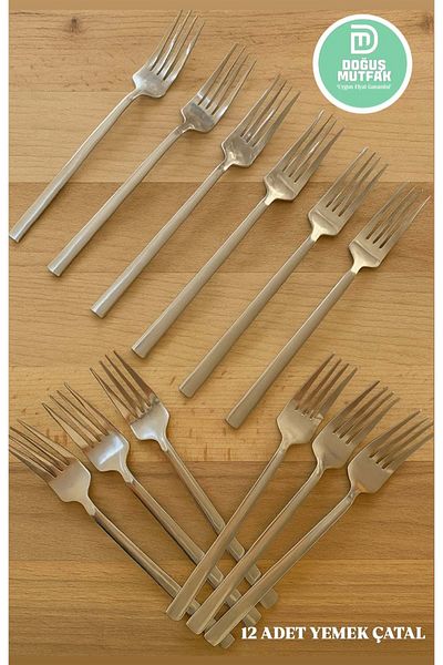 Doğuş Mutfak Dinner Fork 12 Li 2 ml Stainless Steel Chopstick Model