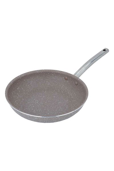 Alsaif Gallery Granite Frying Pan Alsaif Gallery, 26 cm, with Steel Handle - Brown
