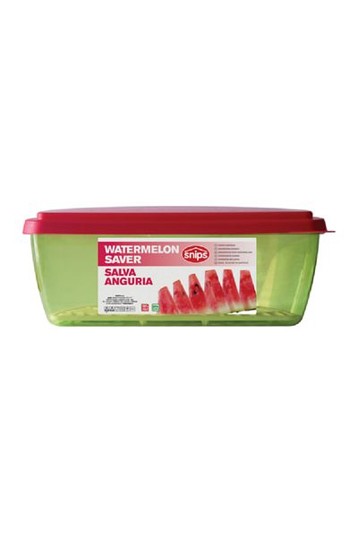 Snips Lightweight Dishwasher Safe BPA Free Plastic Watermelon Saver Green and Red 3 Liter