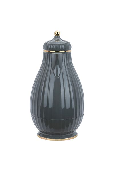 Alsaif Gallery Savannah Thermal Glass Coffee Pot Alsaif Gallery, 600ml - Dark Grey