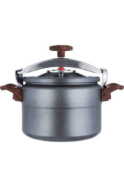 Alsaif Gallery Volcano Granite Pressure Cooker Alsaif Gallery, 11 Liters - Gray