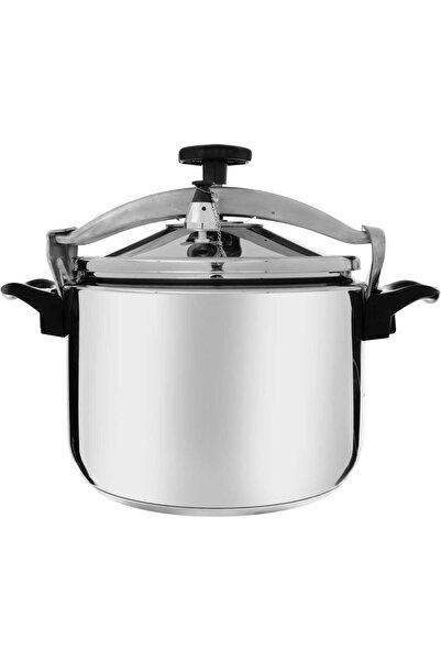 Generic Al Saif Gallery Steel Pressure Cooker, 15 Liters - Silver