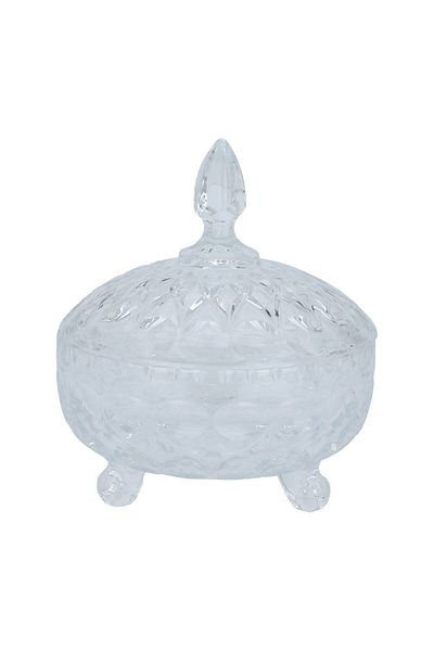 Alsaif Gallery Sugar Bowl Alsaif Gallery, 16×18.5 cm, Circular - Transparent