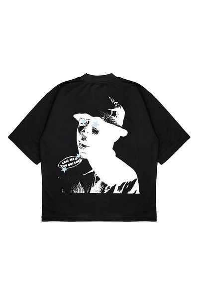 PURE EFFECT Unisex Oversize Καλέστε με εάν είστε χαμένοι Μπλουζάκι με στάμπα