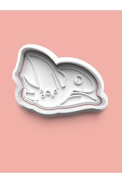 AKTASTORE قالب بسكويت على شكل ديناصور طائر وقالب عجينة السكر