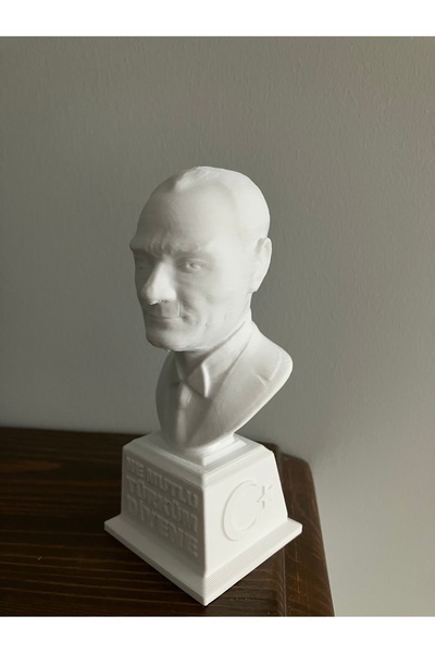 Home 14 cm yüks. Atatürk Büstü Beyaz Renk