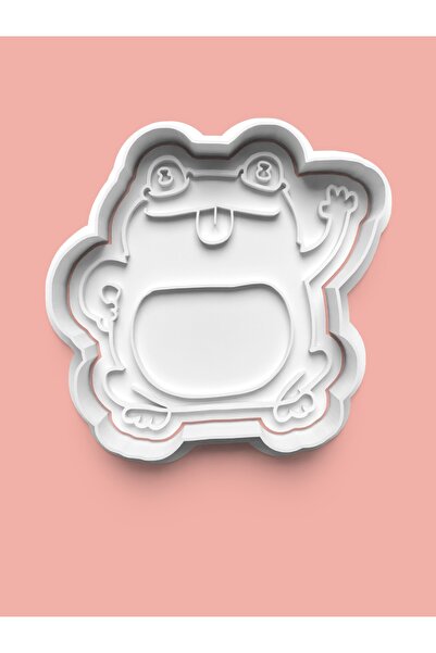 AKTASTORE قالب بسكويت على شكل ضفدع لطيف وقالب عجينة السكر