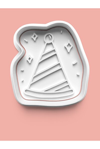 AKTASTORE قالب بسكويت على شكل قبعة للحفلات وقالب عجينة السكر